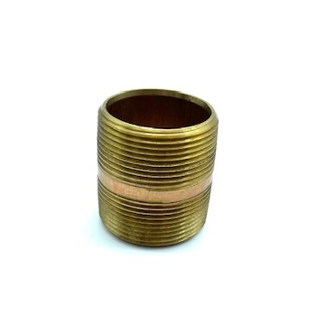 1-1/2" Brass Nipples 2" to 12" Long