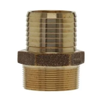 1-1/4" x 1" Brass Male Adapter