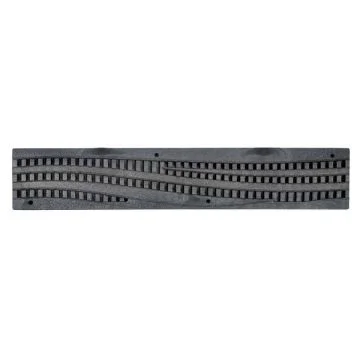 2' Wave Black Spee-D Channel Drain Grate
