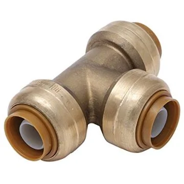 Tee: Brass Push Fit
