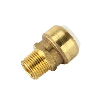 Male Adapter: Brass Push Fit