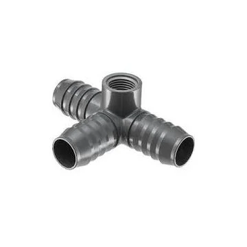 Side Out Tee: 3/4" x 3/4" x 3/4" x 1/2"